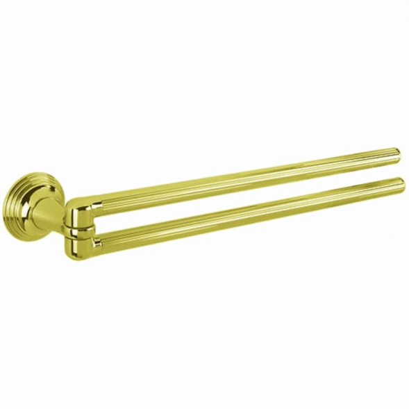 Полотенцедержатель COLOMBO DESIGN HERMITAGE B3312.GOLD двойной