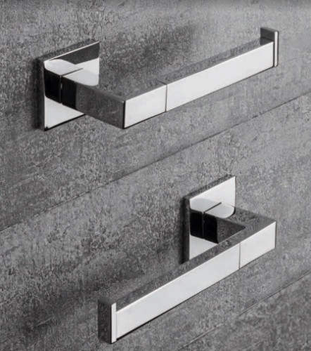  Держатель туалетной бумаги COLOMBO DESIGN BASICQ B3708SX без крышки Левый