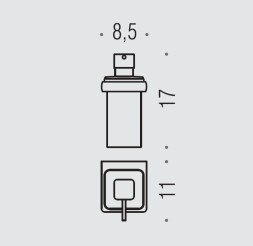 Дозатор COLOMBO DESIGN LULU B9321 настенный