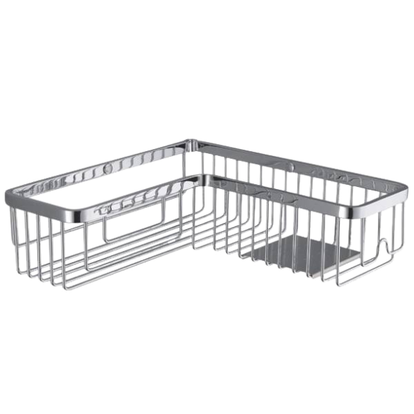 Полочка корзинка COLOMBO DESIGN ANGOLARI B9614 угловая одинарная с металлической полочкой