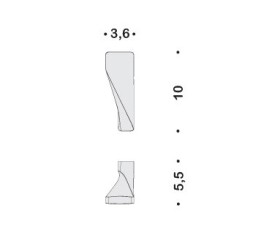 Крючок COLOMBO DESIGN ALIZE AR37 одинарный