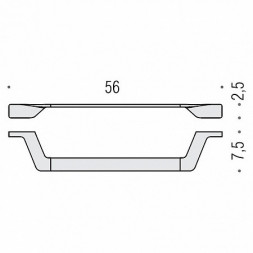 Полотенцедержатель COLOMBO DESIGN ALIZE B2510 широкий