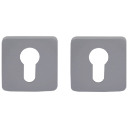 Накладка под цилиндр Colombo Design Rosetta OneQ CC23 серебро 2 шт