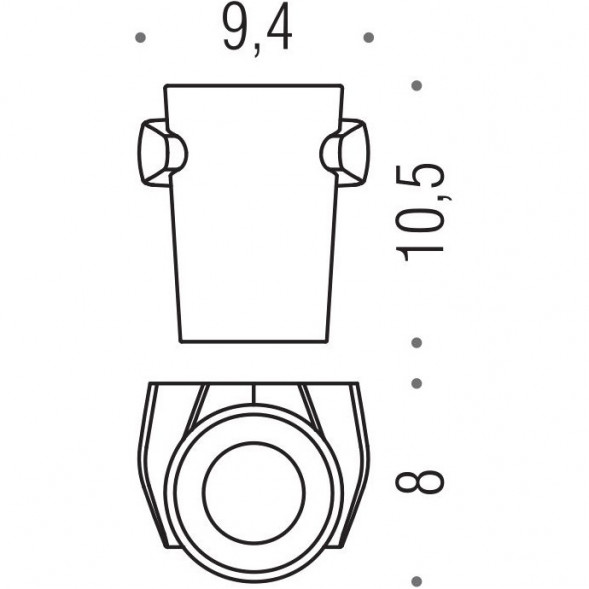 Стакан COLOMBO DESIGN ROAD B8002 настенный