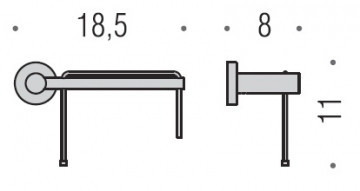  Держатель туалетной бумаги COLOMBO DESIGN PLUS W4908.SX без крышки