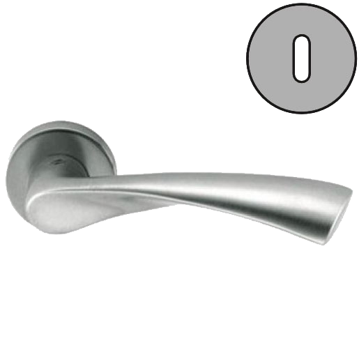 Дверная ручка Colombo FLESSA CB51R хром матовый