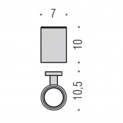 Стакан COLOMBO DESIGN PLUS W4902.OM настенный