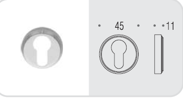 Накладка под цилиндр Colombo Rosetta CD1003 золото