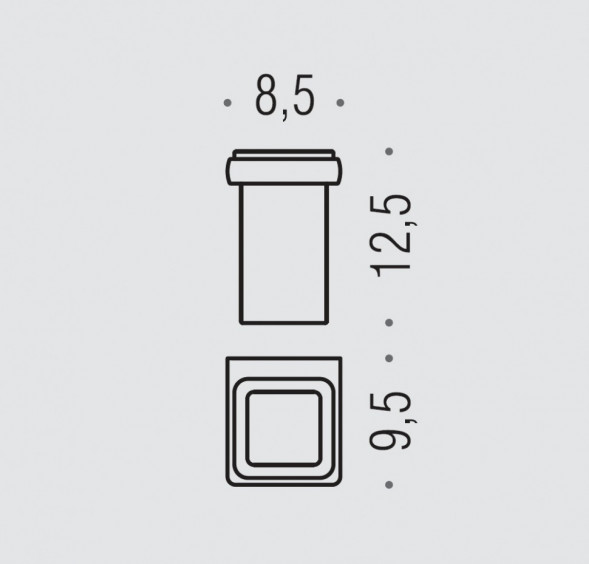 Стакан COLOMBO DESIGN LULU B6202 настенный