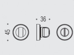 Фиксатор сантехнический Colombo Rosetta CD79 BZGG бронза