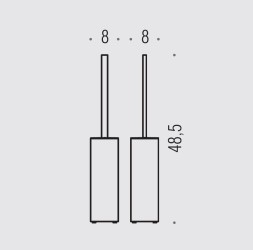 Ершик COLOMBO DESIGN LOOK B1606.NM напольный