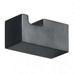 Крючок COLOMBO DESIGN MINI Q CD127.GM одинарный цвет графит матовый