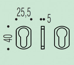 Накладка под цилиндр Colombo Design Rosetta ZE13/0 черный матовый