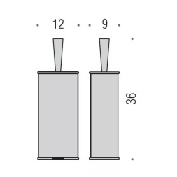 Ершик COLOMBO DESIGN KHALA B9405 напольный