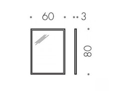 Зеркало COLOMBO DESIGN FASHION MIRRORS B2044 настенное в раме