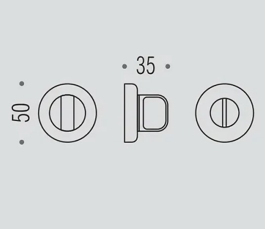 Фиксатор сантехнический Colombo Rosetta CD49 BZGG винтаж