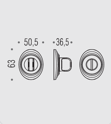 Фиксатор сантехнический Colombo Rosetta DB19 BZG хром