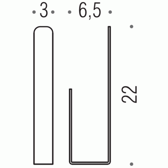COLOMBO DESIGN Over B7090 Держатель запасного рулона туалетной бумаги