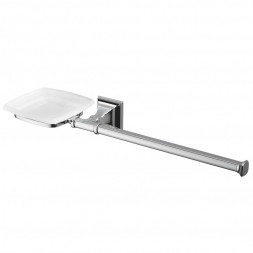 Полотенцедержатель с дозатором COLOMBO DESIGN PORTOFINO B3274SX настенный