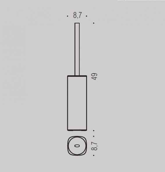 Ершик COLOMBO DESIGN TRENTA B3006 напольный