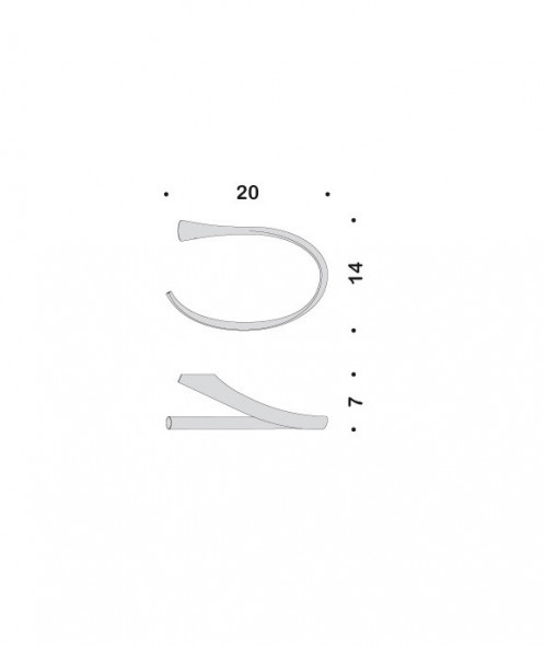 Полотенцедержатель COLOMBO DESIGN LAND B2831 кольцо