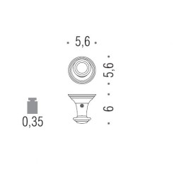 Крючок COLOMBO DESIGN HERMITAGE LC87.OA одинарный большой