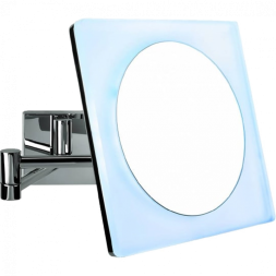 Косметическое зеркало COLOMBO DESIGN SPECCHI INGRANDITORI B9756 настенное с подсветкой увеличение 3 раза питание от сети