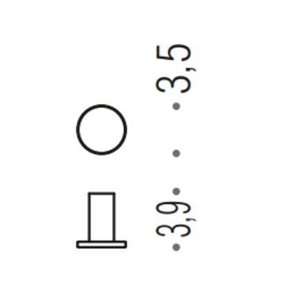 Крючок COLOMBO DESIGN MINI CD107.NM одинарный цвет черный матовый